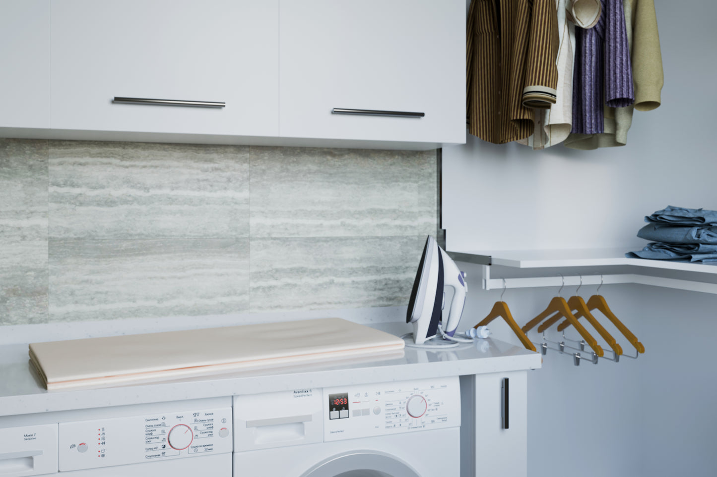 Wool Padded Dryer-Top Ironing Pad - Magnetic