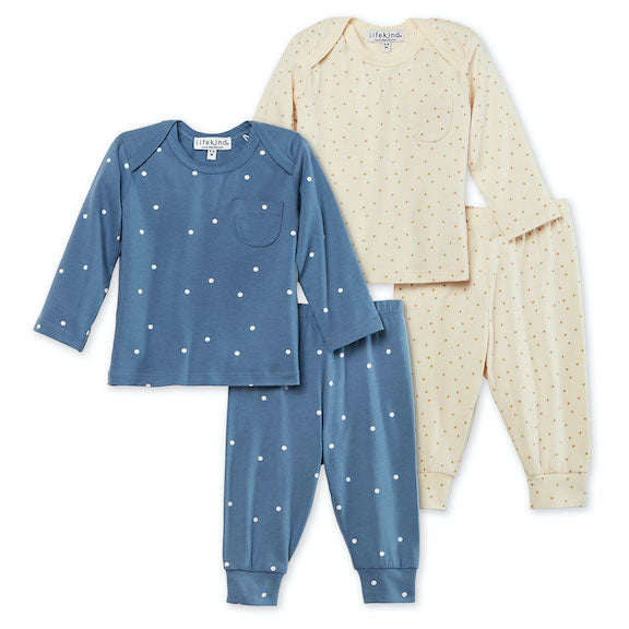 Certified Organic Cotton Long Sleeve Shirt, Pants SetN Lifekind®