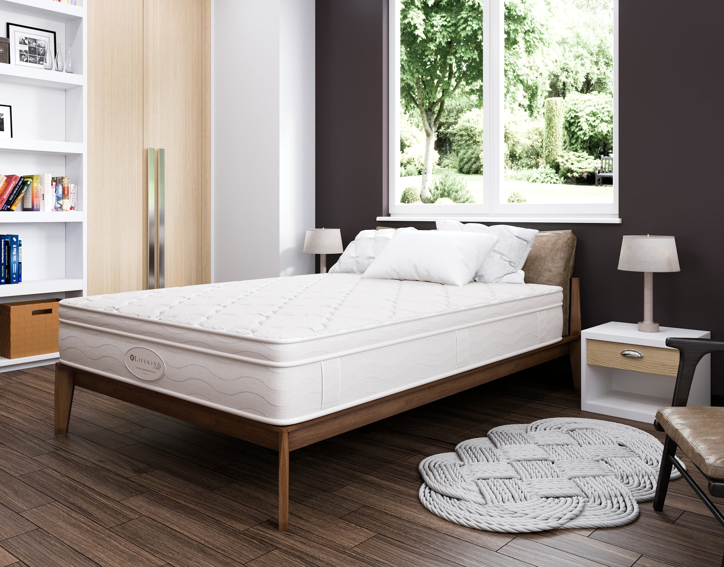 The Trio™ — Certified Organic Latex Mattress with Three-Layer, Custom-Comfort System