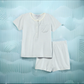 Certified Organic Cotton Short Sleeve T-Shirt, Shorts Set