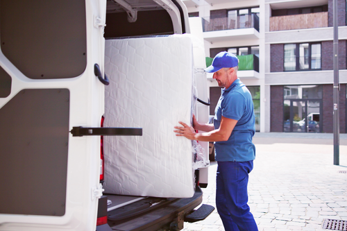 Lifekind haul away service — old mattress and foundation removal at time of delivery
