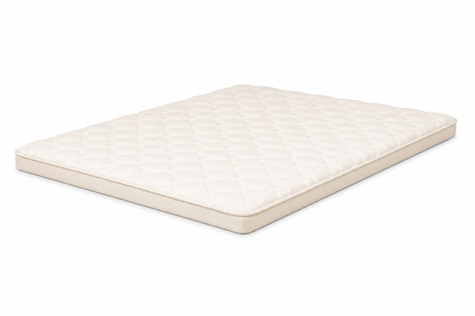 Mattress topper on a white background. Made from organic latex by Lifekind