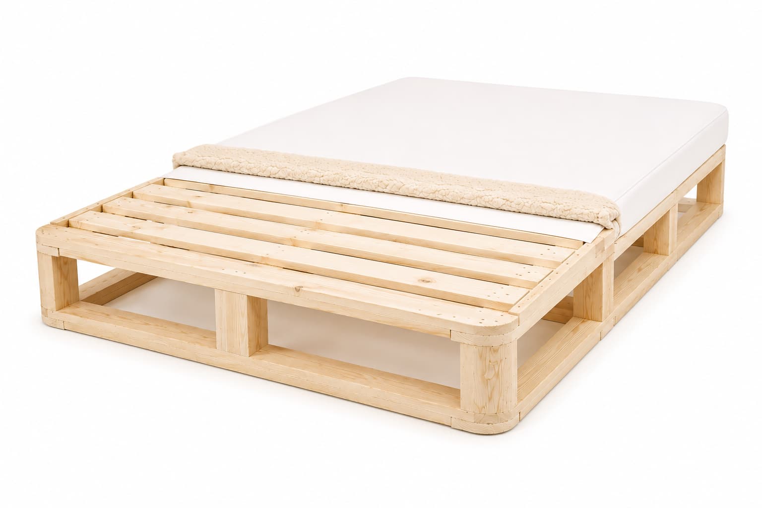 Upholstered Wood-Slat Foundation (8 inch)