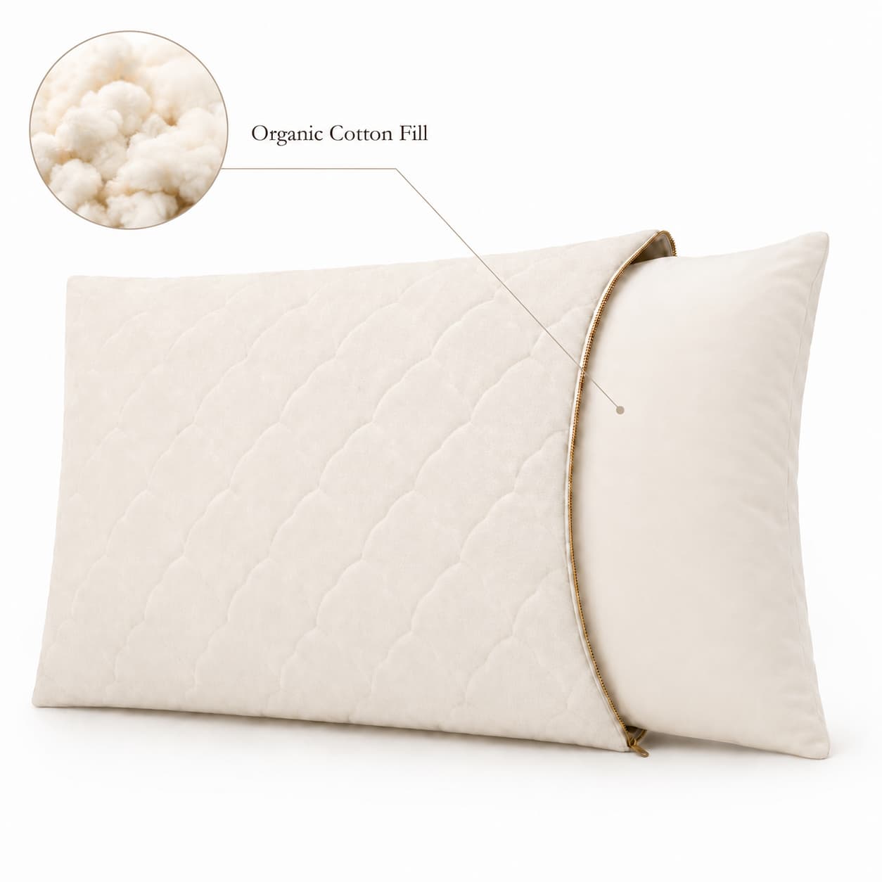 Certified Organic Spiraled-Cotton™ Pillow