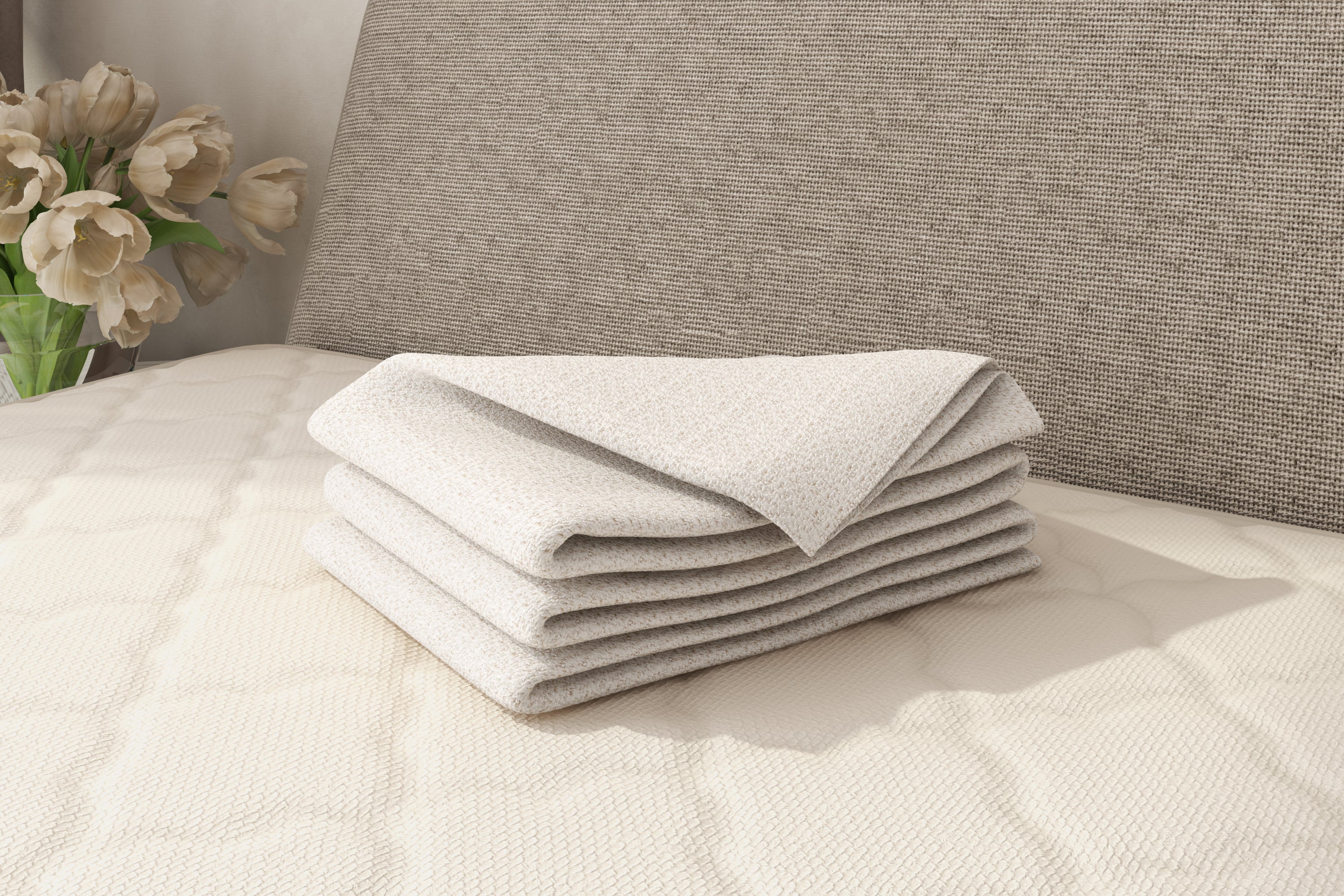 Organic Cotton Thermal Crepe Blanket