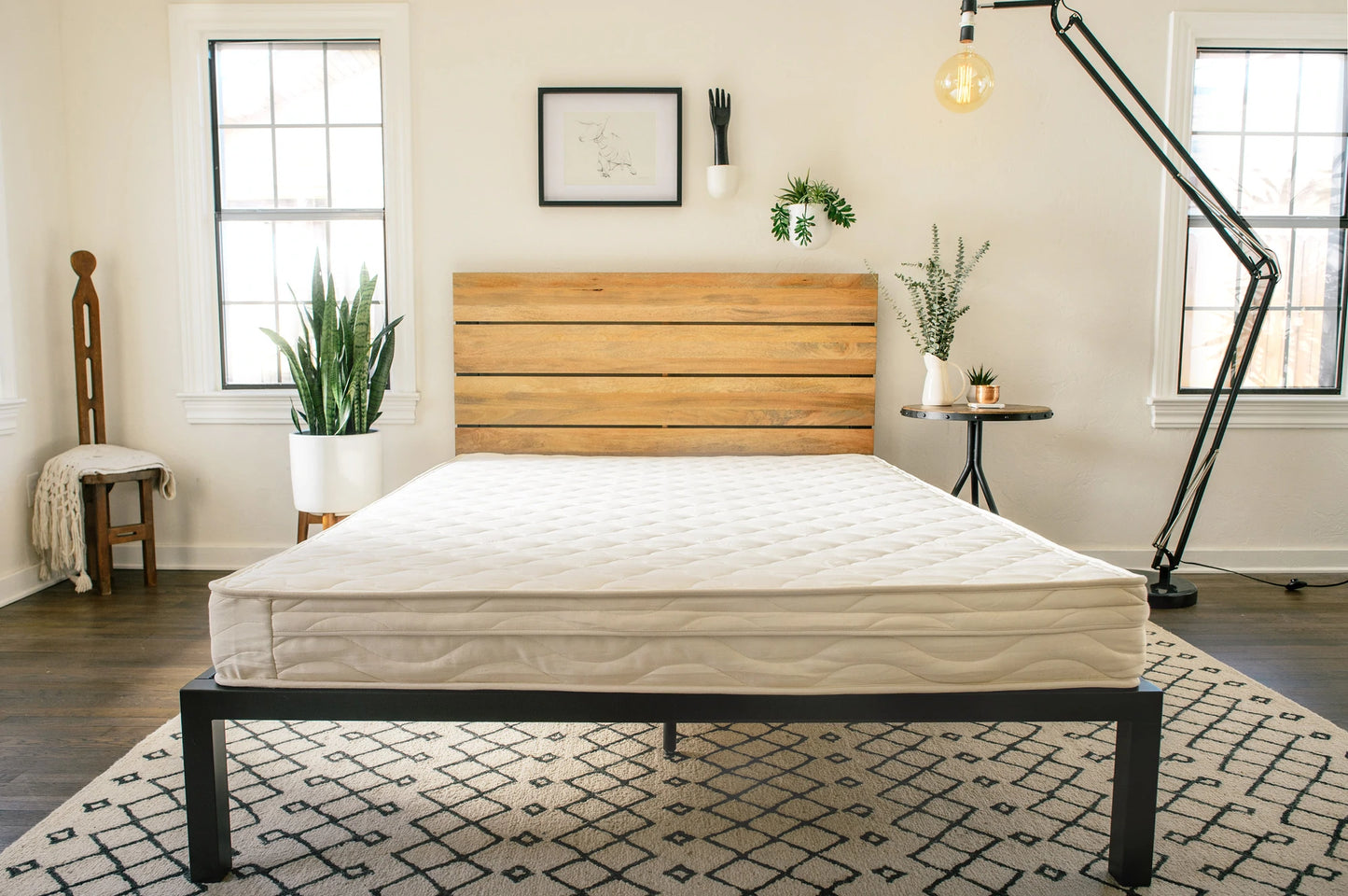 The Metta® - Certified Organic Latex Mattress with Two-Layer, Custom-Comfort System