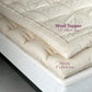 Lifekind Wool Topper Pillow Top,  latex mattress, organic latex mattress, organic mattress, lifekind latex mattress, organic mattresses, latex mattresses