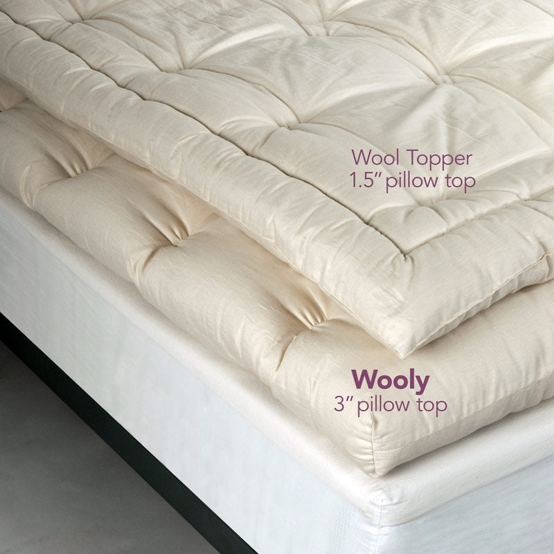 TOM Organic Woolly Bolas Pillow - Free Shipping! - The Organic Mattress
